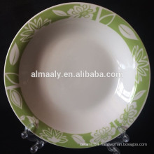 porcelain strengthen edge plate deep plate